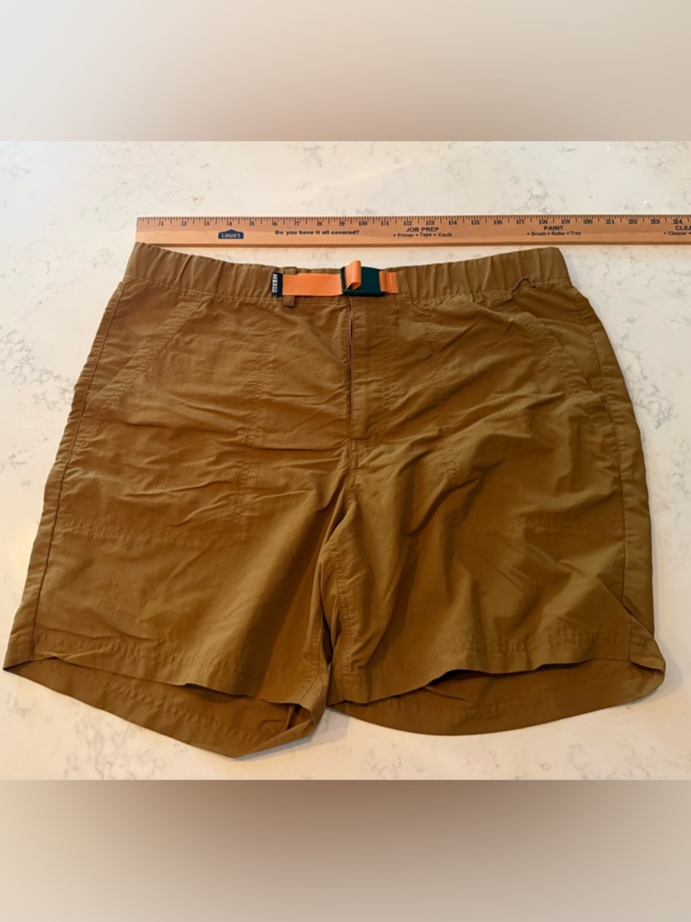 REI Co-op Sahara Amphib Shorts Mens Size Large Ripstop Nylon Blend  Brown